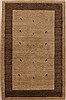 Gabbeh Beige Hand Knotted 41 X 64  Area Rug 250-16114 Thumb 0