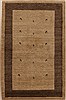 Gabbeh Beige Hand Knotted 41 X 64 Area Rug 250-16114 Thumb 0