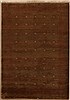 Gabbeh Brown Hand Knotted 42 X 510  Area Rug 250-16119 Thumb 0