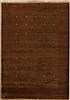 Gabbeh Brown Hand Knotted 42 X 510 Area Rug 250-16119 Thumb 0