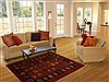 Gabbeh Red Hand Knotted 41 X 62  Area Rug 250-16123 Thumb 5