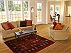 Gabbeh Red Hand Knotted 41 X 62 Area Rug 250-16123 Thumb 5