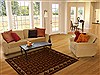 Modern Brown Machine Made 53 X 77 Area Rug 100-16129 Thumb 4