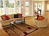 Modern Beige Machine Made 53 X 77 Area Rug 100-16131 Thumb 4
