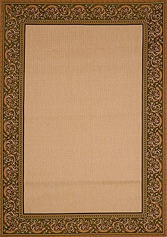 Modern Beige Machine Made 5'3" X 7'9"  Area Rug 100-16132