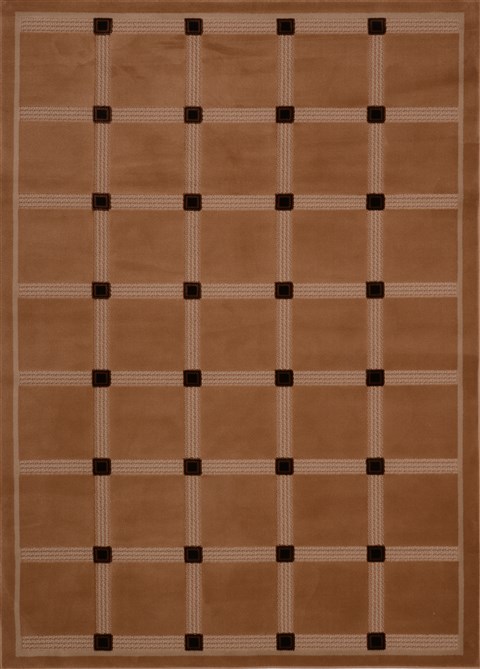 Modern Brown Machine Made 52 X 72 Area Rug 100-16135 Image 0