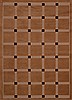Modern Brown Machine Made 52 X 72  Area Rug 100-16135 Thumb 0