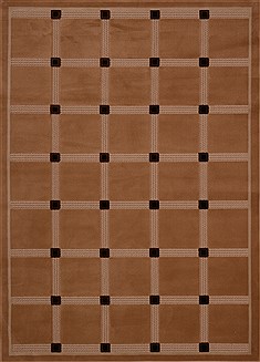 Turkish Modern Brown Rectangle 5x7 ft cotton Carpet 16135