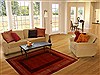 Gabbeh Red Flat Woven 41 X 61 Area Rug 250-16139 Thumb 5