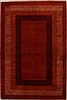 Gabbeh Red Flat Woven 41 X 61 Area Rug 250-16139 Thumb 0