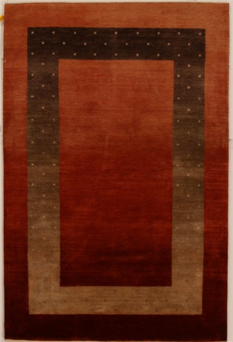 Gabbeh Red Hand Knotted 311 X 60 Area Rug 250-16142 Image 0