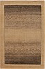 Gabbeh Beige Hand Knotted 40 X 60 Area Rug 250-16147 Thumb 0