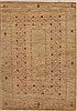 Gabbeh Beige Hand Knotted 40 X 57 Area Rug 250-16148 Thumb 0
