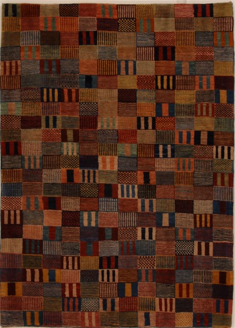 Gabbeh Multicolor Hand Knotted 41 X 59 Area Rug 250-16156 Image 0