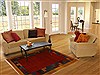 Gabbeh Red Hand Knotted 41 X 60 Area Rug 250-16161 Thumb 5