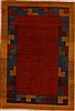 Gabbeh Red Hand Knotted 41 X 60  Area Rug 250-16161 Thumb 0