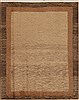 Gabbeh Beige Hand Knotted 410 X 61  Area Rug 250-16164 Thumb 0