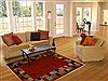 Gabbeh Red Hand Knotted 41 X 63 Area Rug 250-16165 Thumb 5