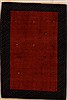 Gabbeh Red Hand Knotted 47 X 60  Area Rug 250-16167 Thumb 0