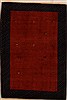Gabbeh Red Hand Knotted 47 X 60  Area Rug 250-16167 Thumb 0