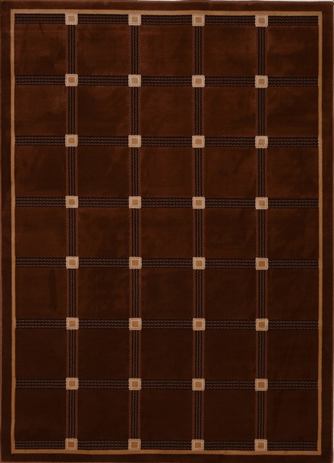 Modern Brown Machine Made 53 X 73 Area Rug 100-16171 Image 0