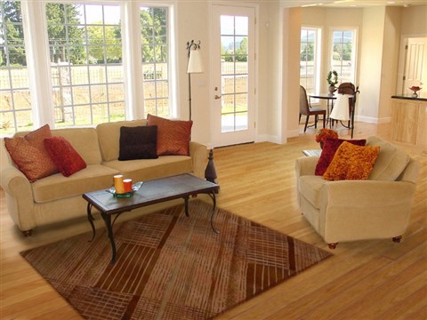 Modern Brown Machine Made 53 X 77 Area Rug 100-16173 Image 8