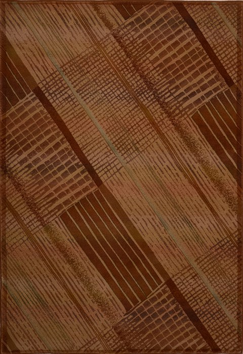 Modern Brown Machine Made 53 X 77 Area Rug 100-16173 Image 0