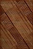 Modern Brown Machine Made 53 X 77 Area Rug 100-16173 Thumb 0