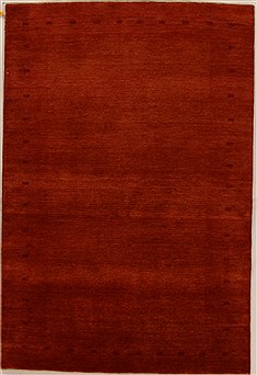 Indian Gabbeh Red Rectangle 4x6 ft kurk Carpet 16176