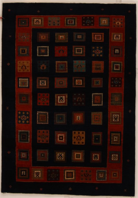 Gabbeh Blue Hand Knotted 41 X 510 Area Rug 250-16177 Image 0