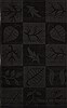 Modern Black Hand Loomed 50 X 80 Area Rug 100-16187 Thumb 0