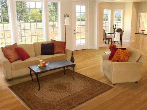 Modern Beige Machine Made 53 X 77 Area Rug 100-16204 Image 4