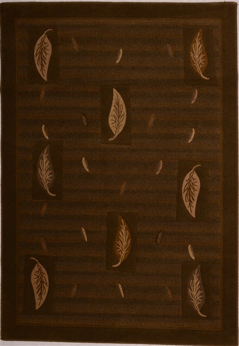 Modern Brown Machine Made 53 X 77 Area Rug 100-16205 Image 0