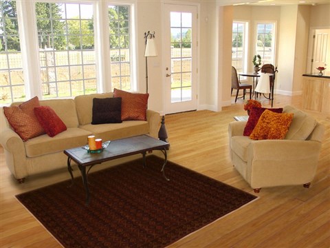 Modern Red Hand Tufted 50 X 80 Area Rug 100-16207 Image 4