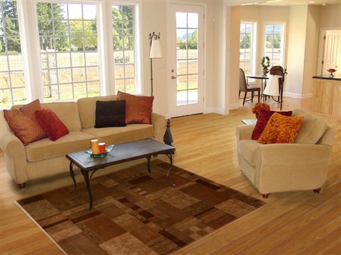 Modern Beige Machine Made 53 X 77 Area Rug 100-16208 Image 4