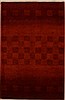 Gabbeh Red Hand Knotted 41 X 62  Area Rug 250-16209 Thumb 0