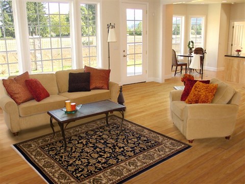 Pishavar White Machine Made 53 X 77 Area Rug 100-16210 Image 4