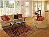 Modern Yellow Machine Made 53 X 77 Area Rug 100-16214 Thumb 4