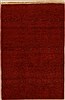 Gabbeh Red Hand Knotted 310 X 59  Area Rug 250-16215 Thumb 0