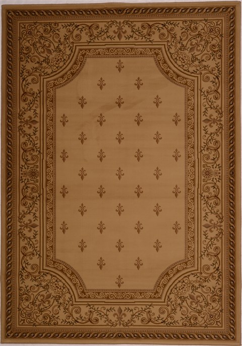 Modern Beige Machine Made 53 X 77 Area Rug 100-16216 Image 0