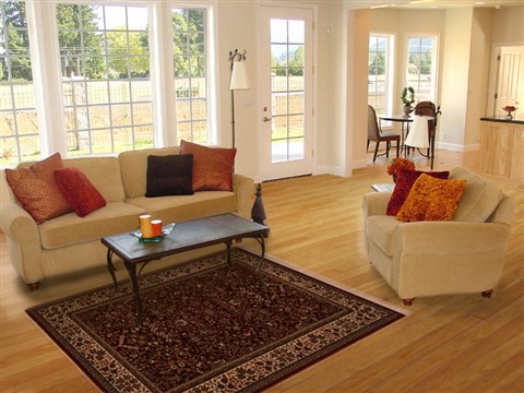 Sarouk Red Machine Made 53 X 77 Area Rug 100-16217 Image 4