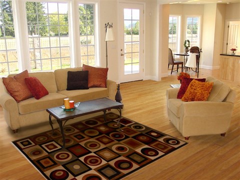 Modern Beige Machine Made 53 X 73 Area Rug 100-16219 Image 5