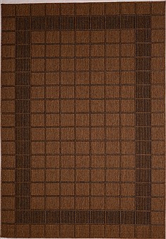 Egyptian Modern Brown Rectangle 5x8 ft synthetic Carpet 16220