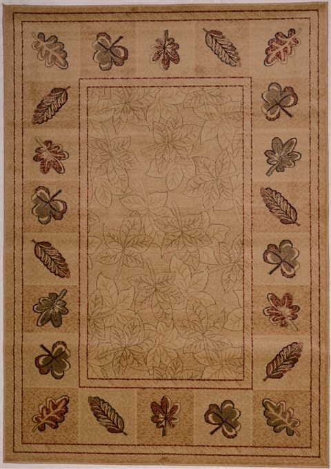 Modern Beige Machine Made 53 X 77 Area Rug 100-16223 Image 0