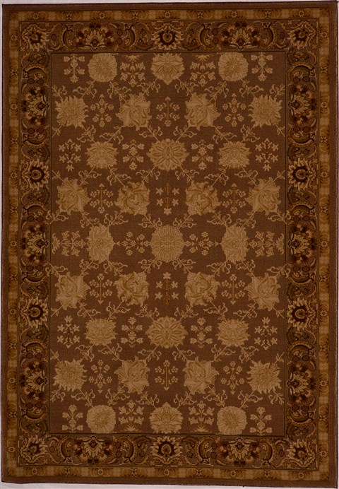 Sarouk Brown Machine Made 53 X 77 Area Rug 100-16224 Image 0