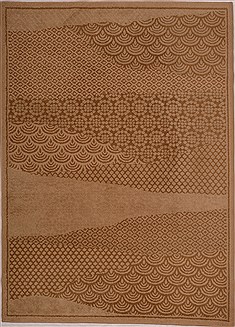 Modern Brown Machine Made 5'0" X 7'0"  Area Rug 100-16226