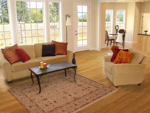 Pishavar Beige Machine Made 53 X 79 Area Rug 100-16227 Image 4