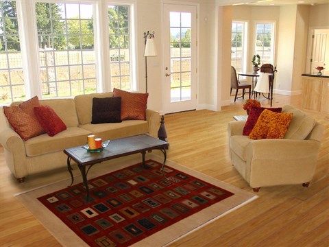 Gabbeh Red Hand Knotted 311 X 59 Area Rug 250-16231 Image 5