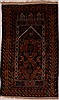 Baluch Brown Hand Knotted 211 X 49  Area Rug 100-16242 Thumb 0