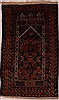 Baluch Brown Hand Knotted 211 X 49 Area Rug 100-16242 Thumb 0